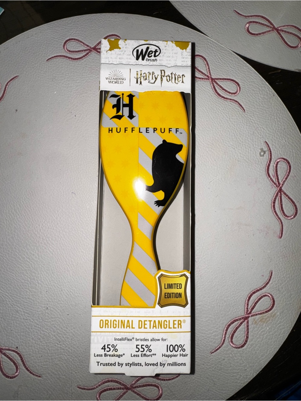 Wet Brush Original Detangler - Hufflepuff Yellow